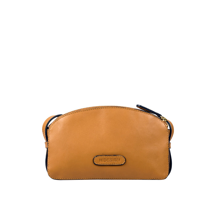 Human W1 Tan Leather Sling Wallet