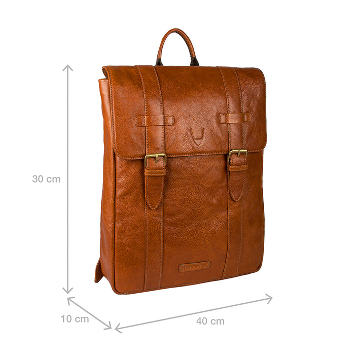 Indigo 01 E.I Tan Leather  Backpack