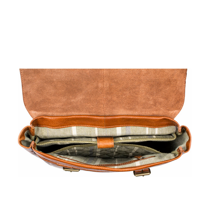 Indigo 01 E.I Tan Leather  Backpack