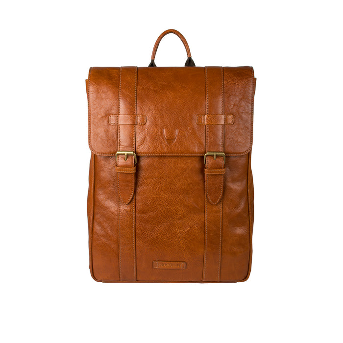 Indigo 01 E.I Tan Leather  Backpack