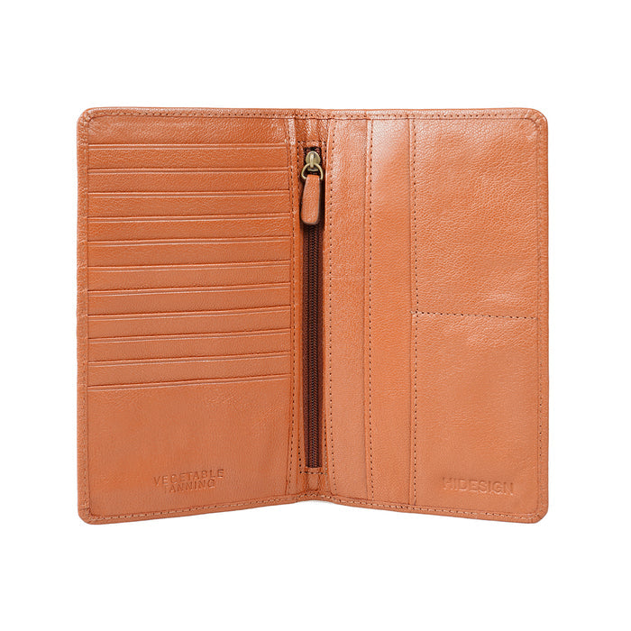 Indigo Mw2 Rf Tan Leather Passport Holder