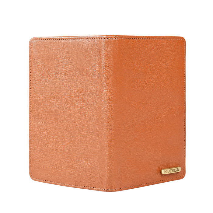 Indigo Mw2 Rf Tan Leather Passport Holder