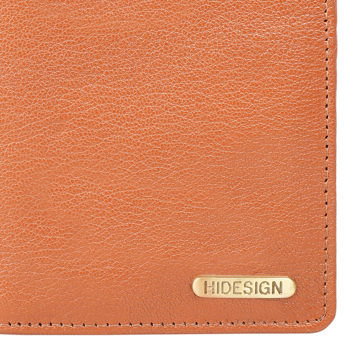 Indigo Mw2 Rf Tan Leather Passport Holder
