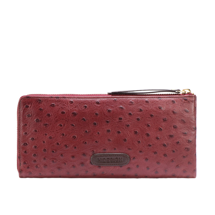 Jazz W1  Marsala Leather Zip Around Wallet