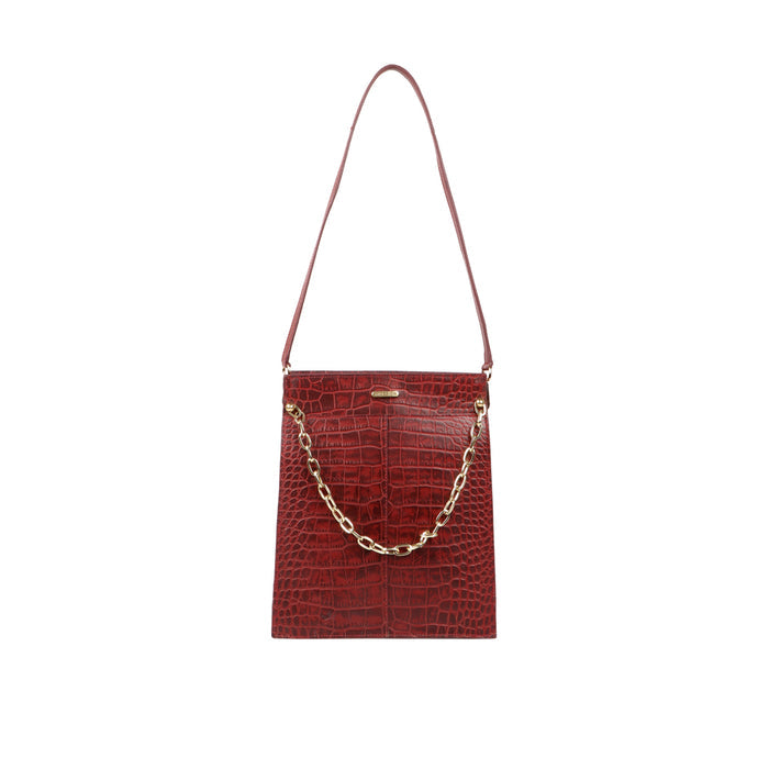 Jitterbug 01 Marsala Leather Satchel