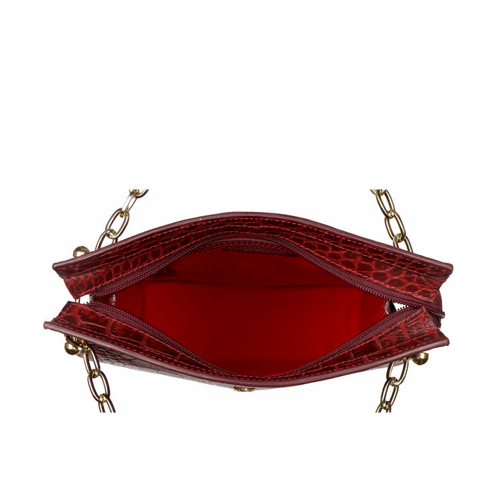 Jitterbug 01 Marsala Leather Satchel