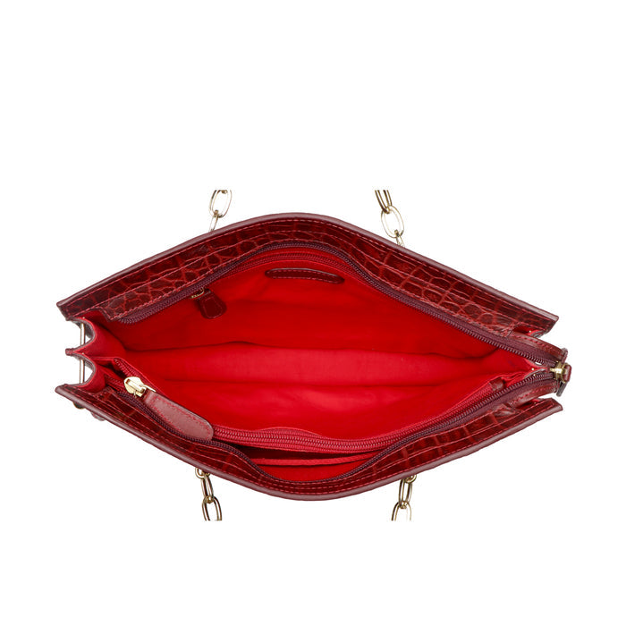 Jitterbug 02 Marsala Leather Satchel