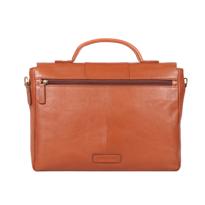 Juniper 01 E.I Tan Leather  Briefcase