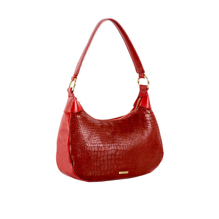 Keaton 02 Red Leather Hobo
