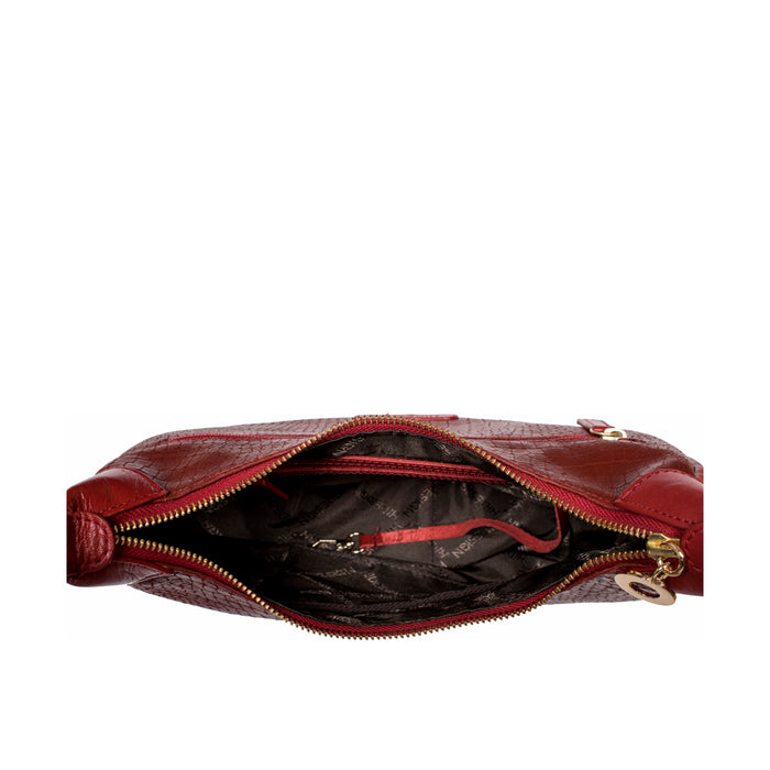 Keaton 02 Red Leather Hobo