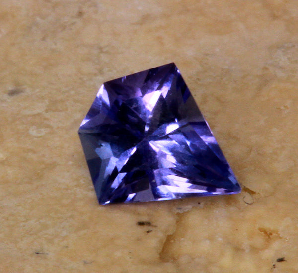Shield Shaped Tanzanite .53 Carat BVI Color