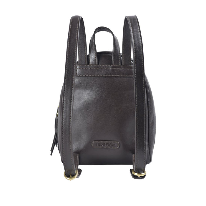 Kiwi Brown Leather Backpack