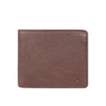 L103 N  Brown Leather Bi-Fold Wallet