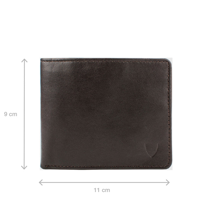 L105 N  Brown Leather Bi-Fold Wallet