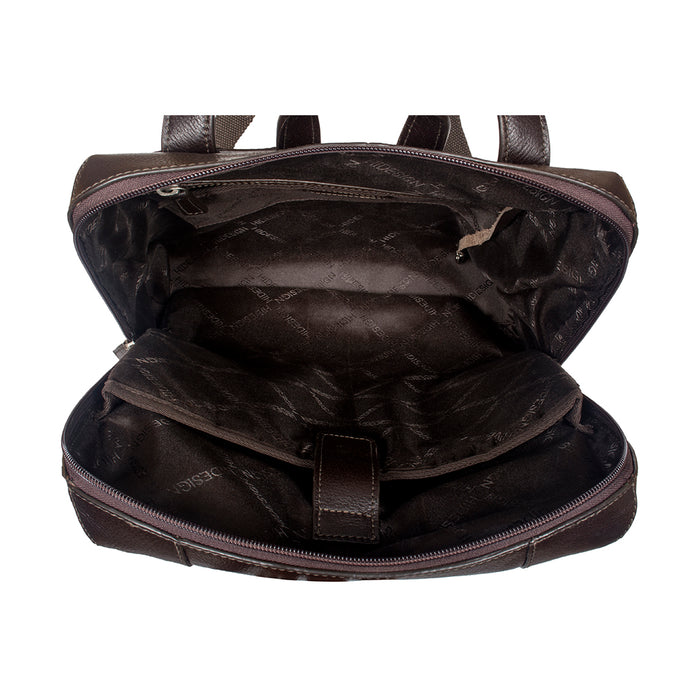 La Marais 03 Brown Leather Backpack