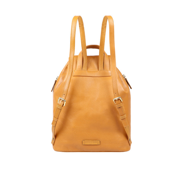 Leah Brown Leather Backpack