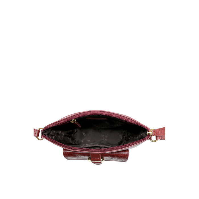 Lotus 01 Sb Marsala Leather Sling Bag