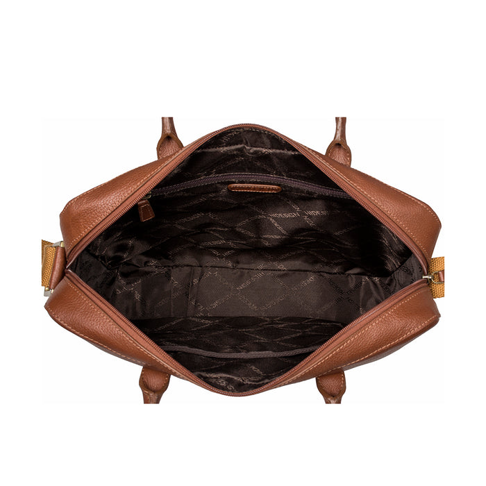 Mackenzie 03 Sb Tan Leather  Briefcase