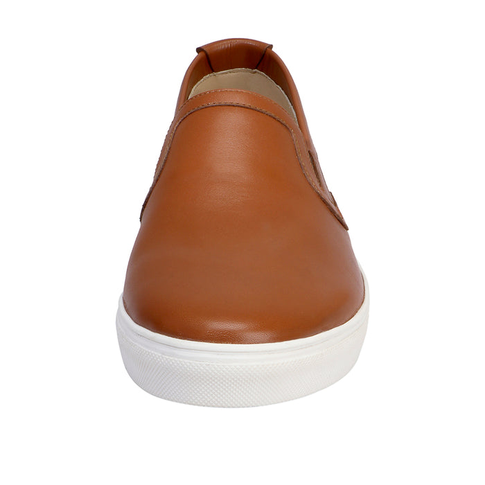 Madrid Men's Tan Leather Slip On