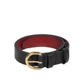 Mariko Women's Black Non Reversible Leather Belt