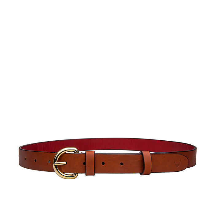 Mariko Women's Tan Non Reversible Leather Belt