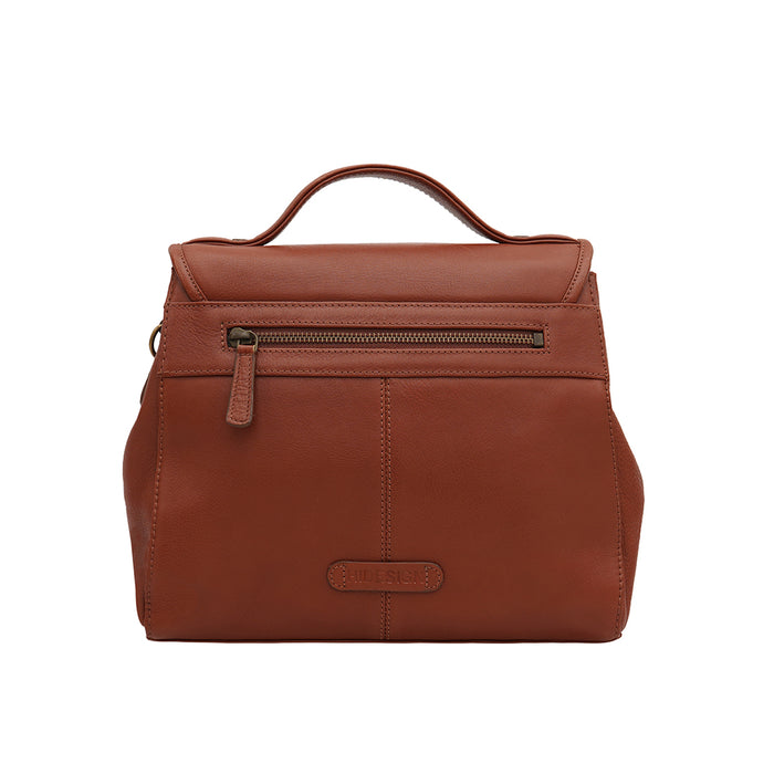 Marina Brown Leather Satchel