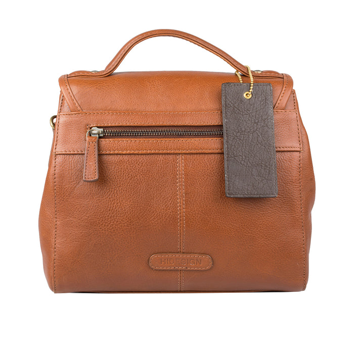Marina Tan Leather Satchel
