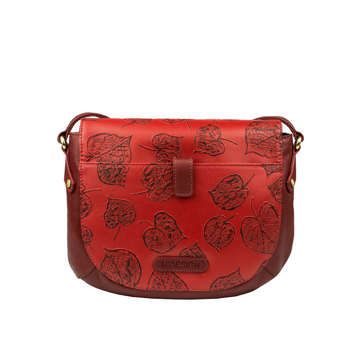 Meryl 01 Red Leather Crossbody