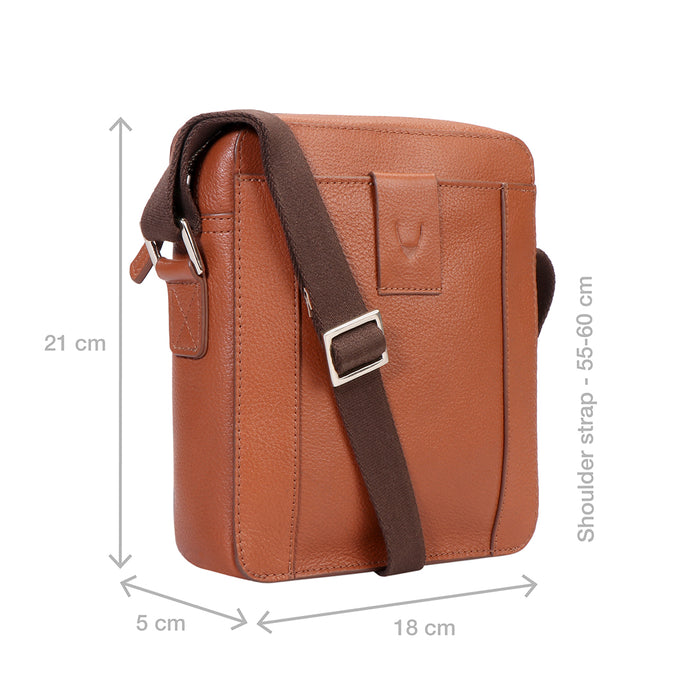 Messi 02 Sb Tan Leather  Crossbody