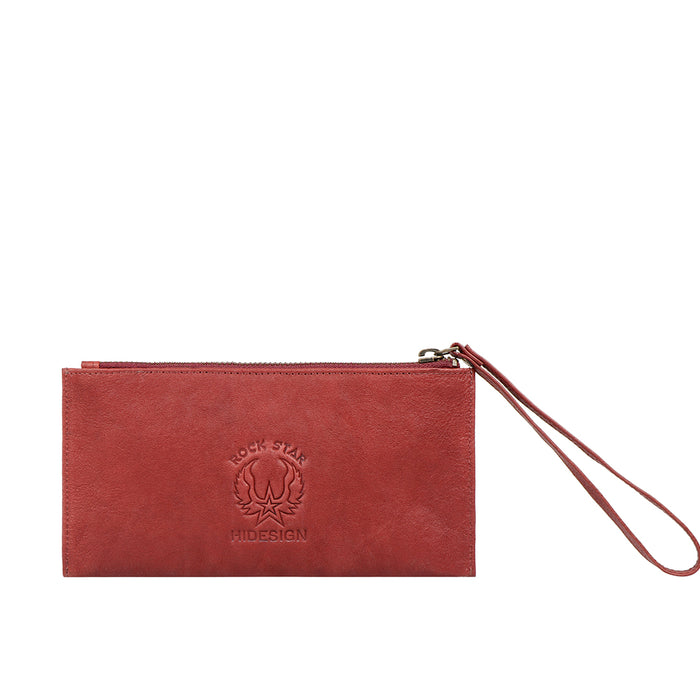 Metal W3  Marsala Leather Bi-Fold Wallet