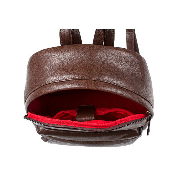 Miranda Brown Leather Backpack