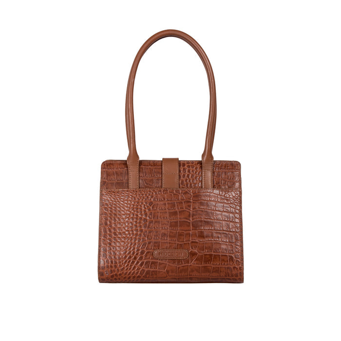 Mocha 01 Tan Leather Shoulder Bag
