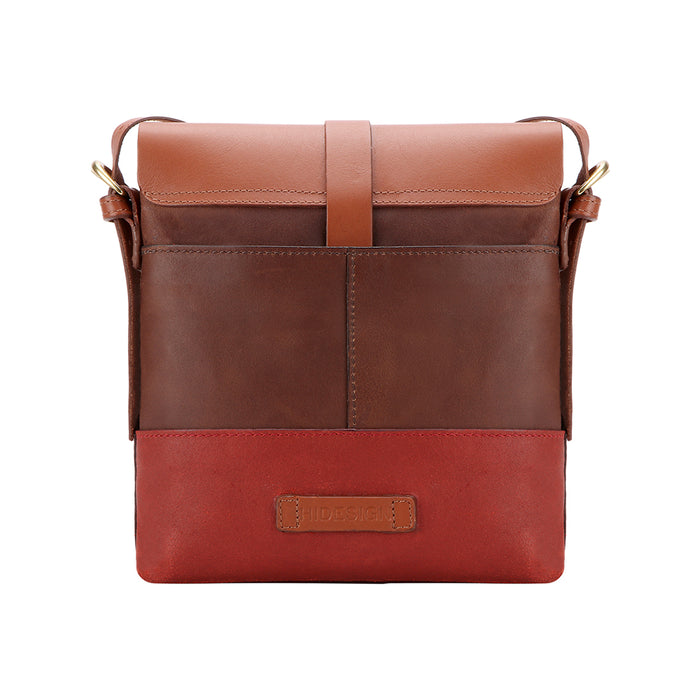 Motor 04 Tan Leather Sling Bag