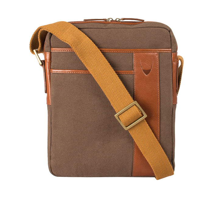 Nausar 02 Tan Canvas Crossbody