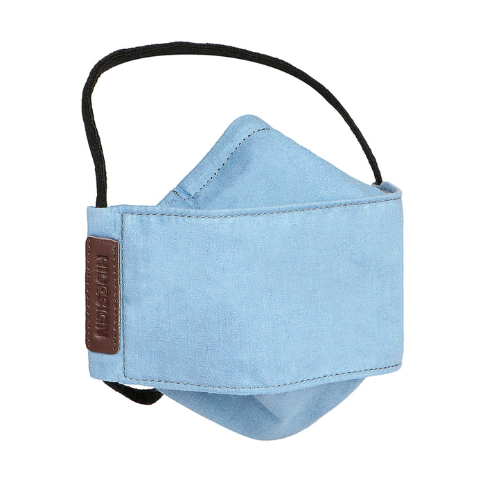 Ninja Combo-Blue Blue Leather Face Mask