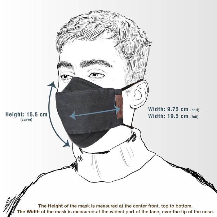 Ninja Combo-Blue Blue Leather Face Mask
