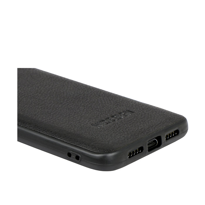One Plus 6T-Kala Black Leather Mobile Case