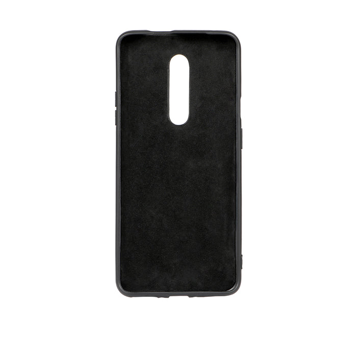 One Plus 7 Pro Black Leather Mobile Case
