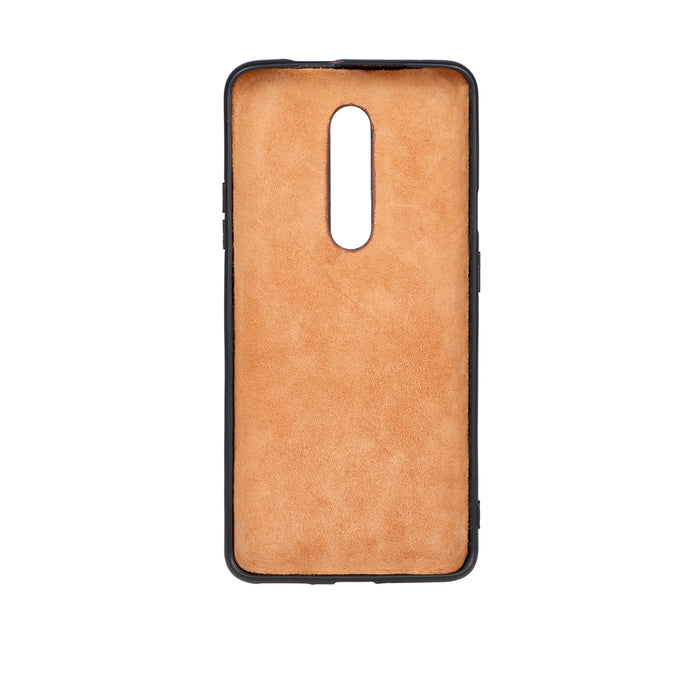 One Plus 7 Pro Black Leather Mobile Case