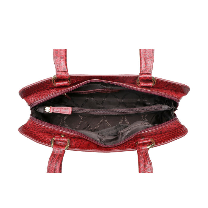 Orsay 03 Marsala Leather Tote Bag