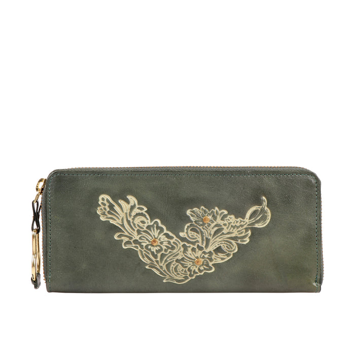 PEARL HART W1 ZIP AROUND WALLET