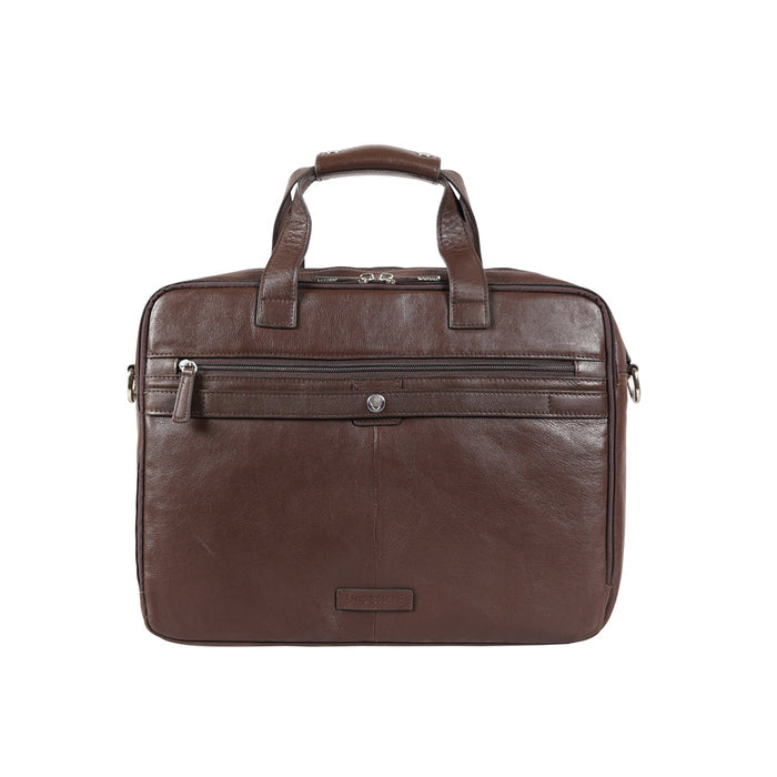 Phaeton 01 Brown Leather  Briefcase