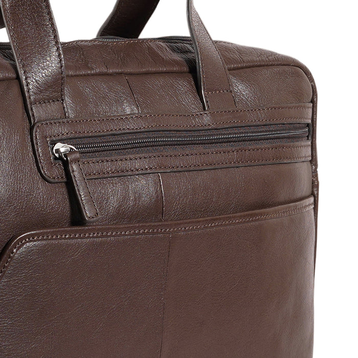 Phaeton 01 Brown Leather  Briefcase