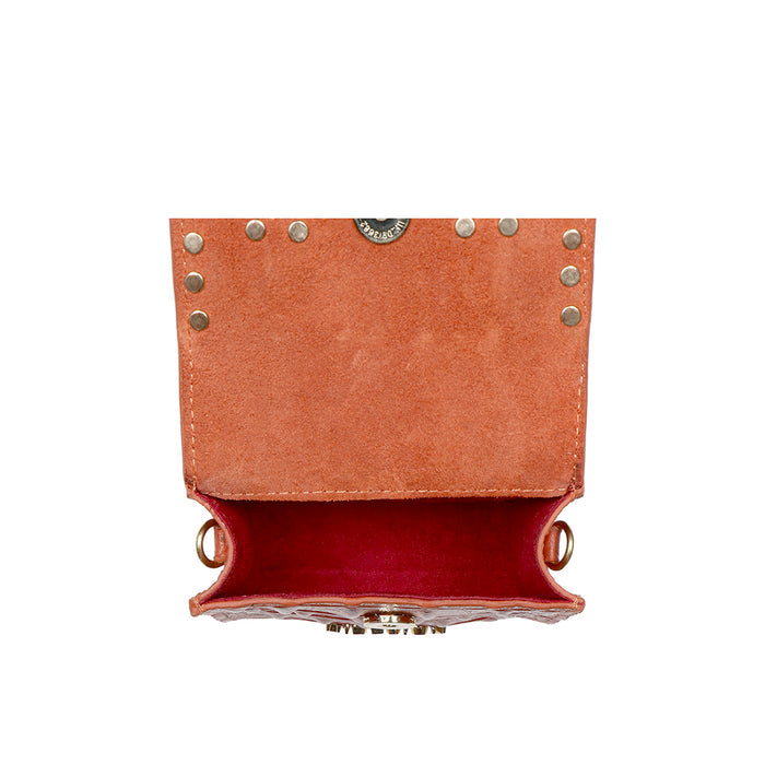Punk W1 Orange Leather Micro Bag