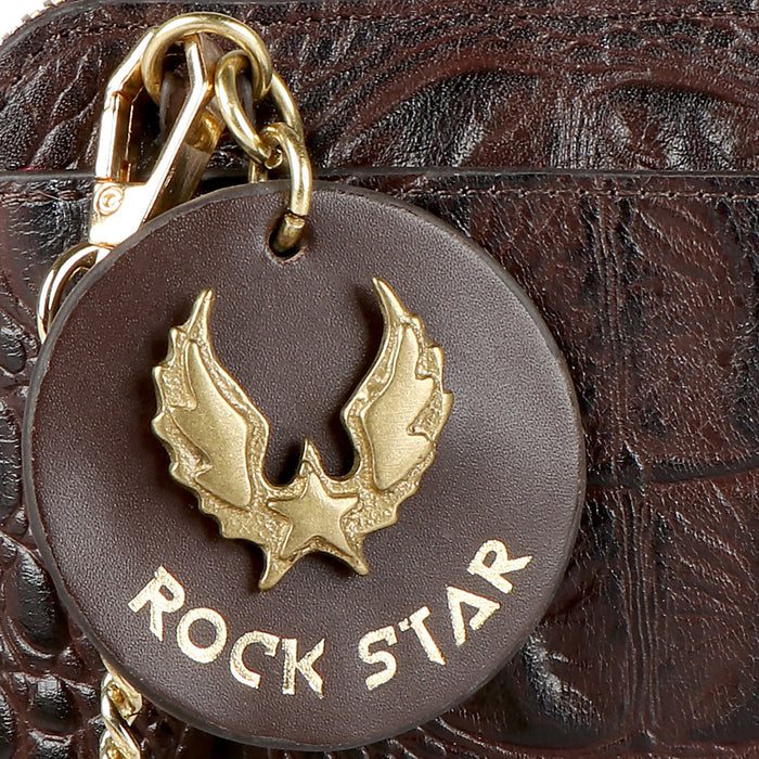Punk W2 Brown Leather Micro Bag