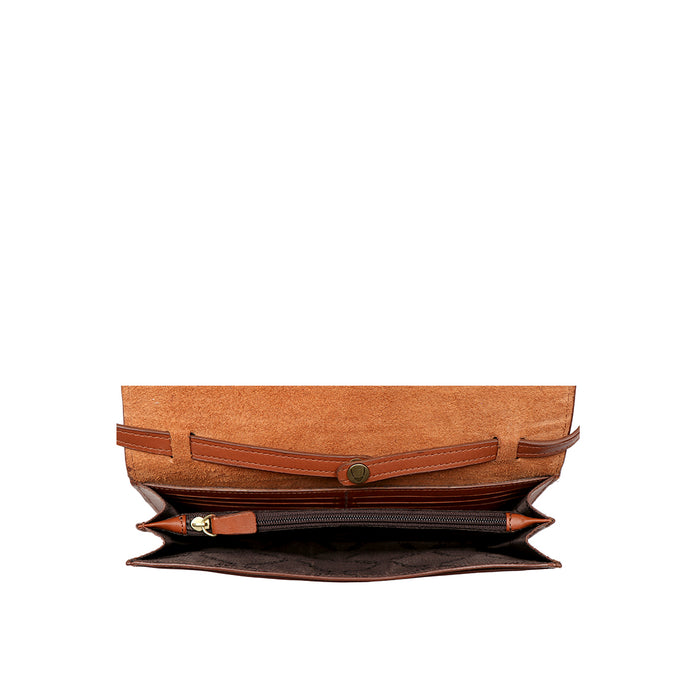 Rebel W1  Tan Leather Sling Wallet