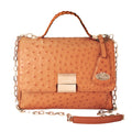 Reims Tan Leather Satchel