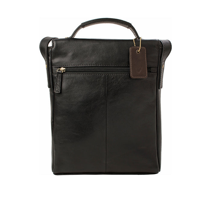 Roadster 01 Black Leather  Crossbody