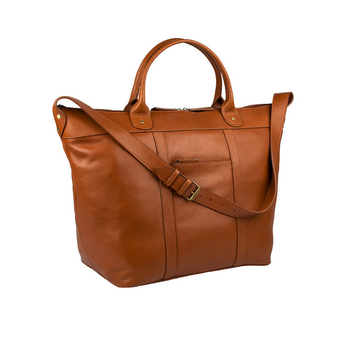Roberto Tan Leather Duffle Bag