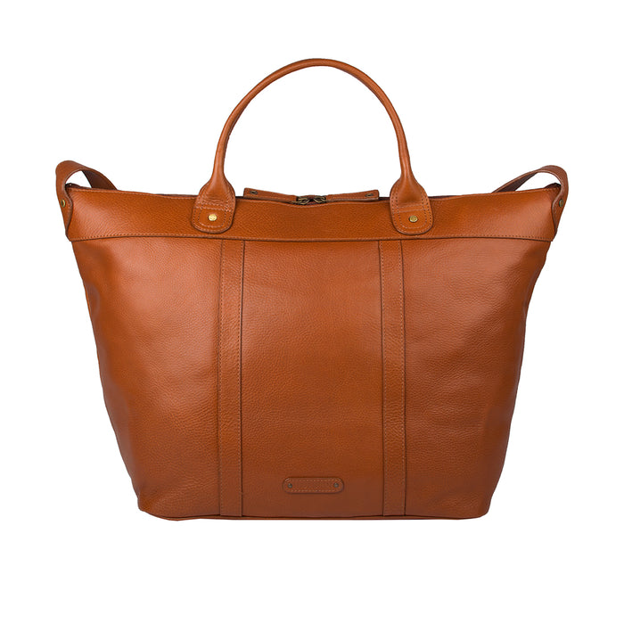 Roberto Tan Leather Duffle Bag